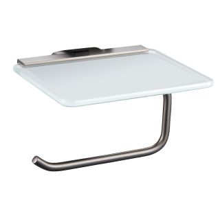 Держатель для туалетной бумаги с полкой Wonzon & Woghand Graffity WW-9326 тёмный графит